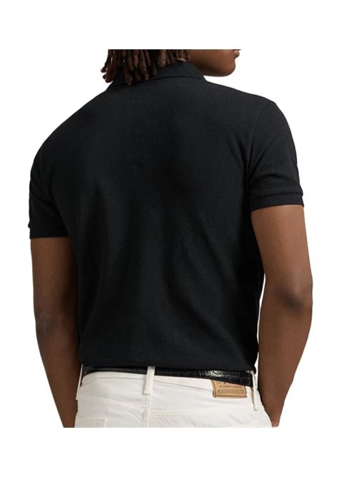 polo uomo custom/slim cotone piqué nera POLO RALPH LAUREN | 710782592001